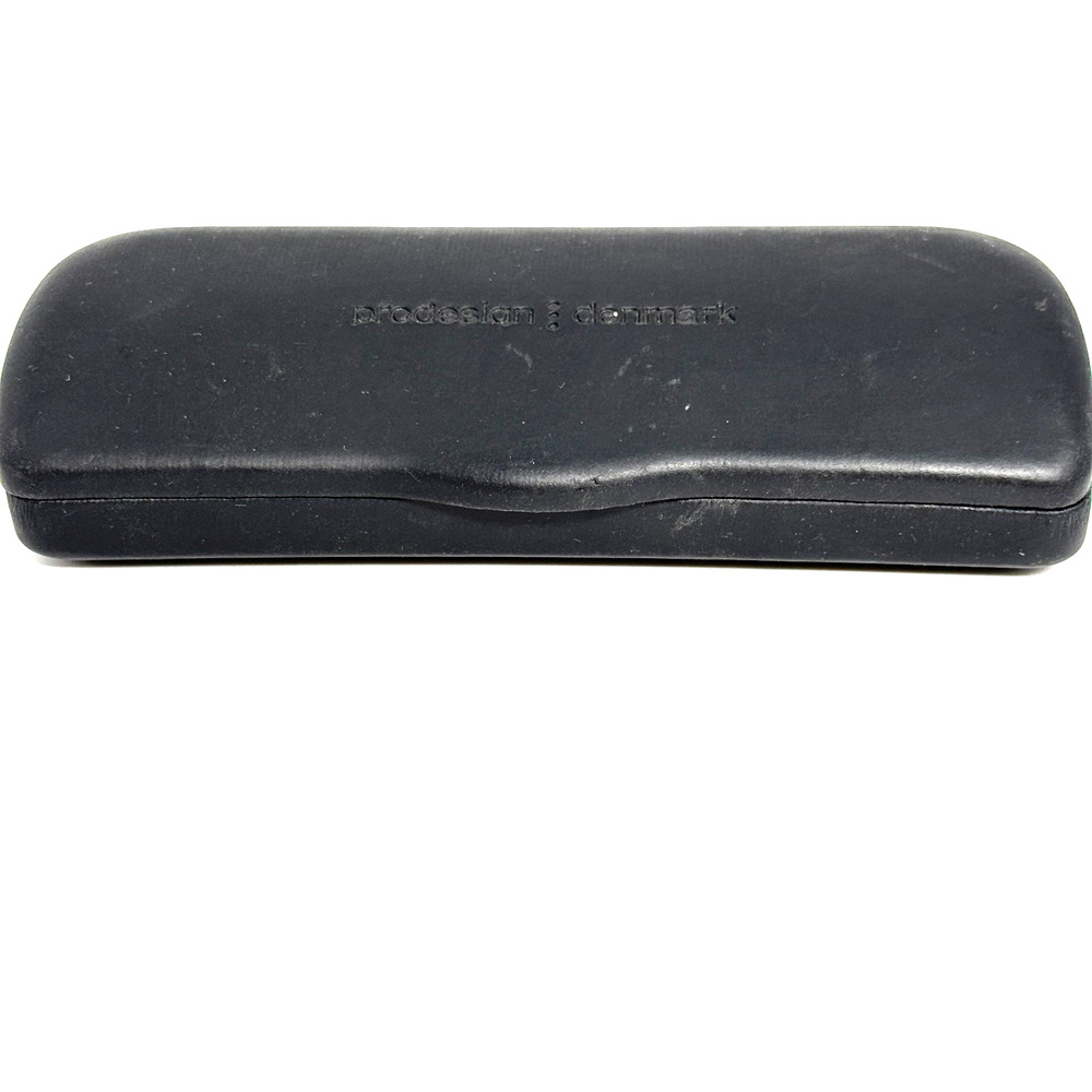 Prodesign Denmark Eyeglasses Black Semi-Hard Flip Top Case‎